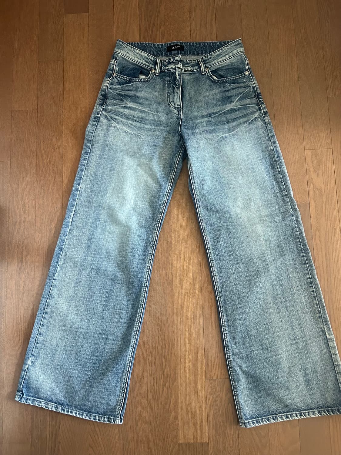 엘씨디씨 wide leg washed denim 상품이미지4