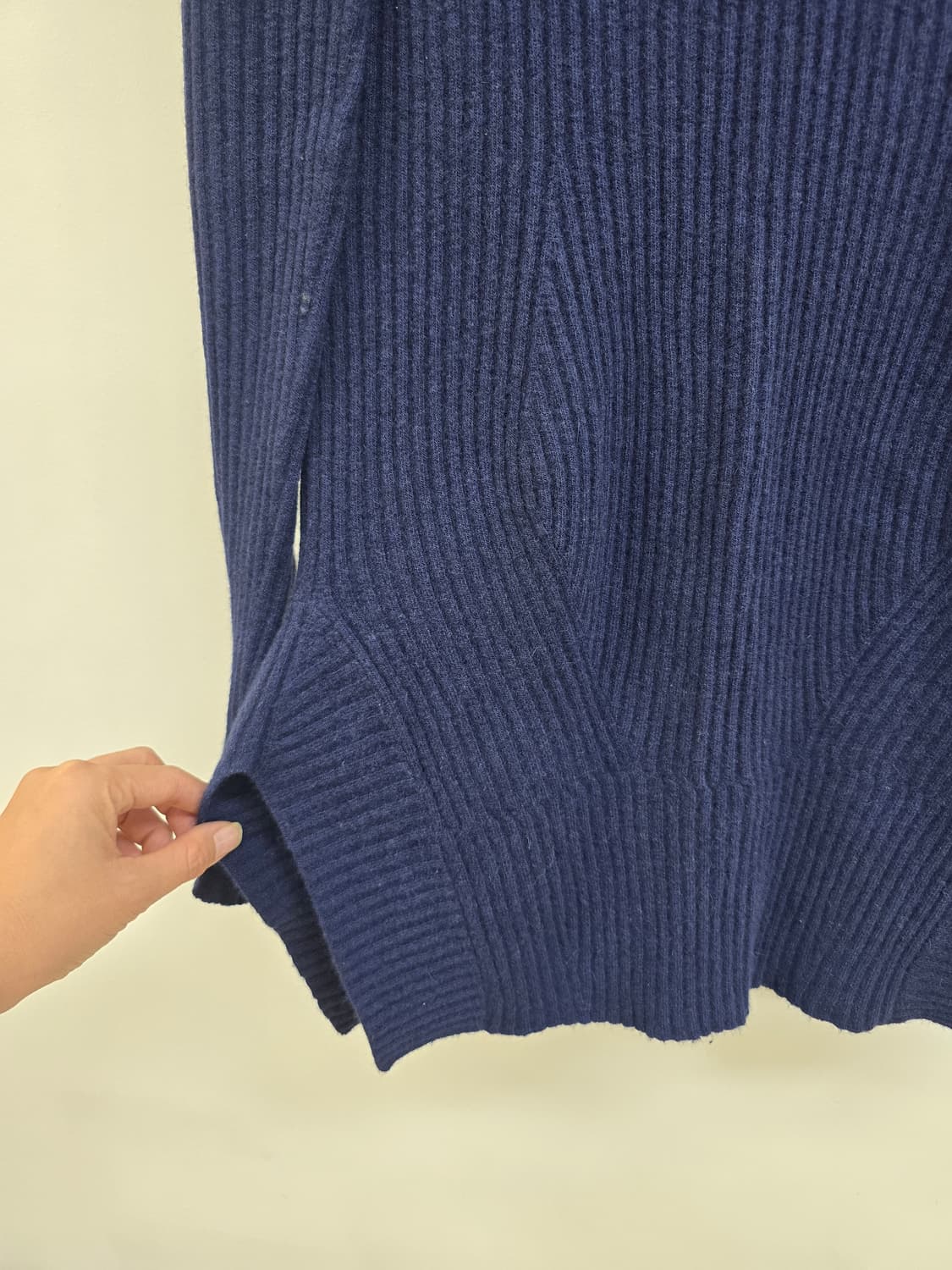 한섬 타임 양모+앙고라 패턴 겨울 니트 상품이미지5