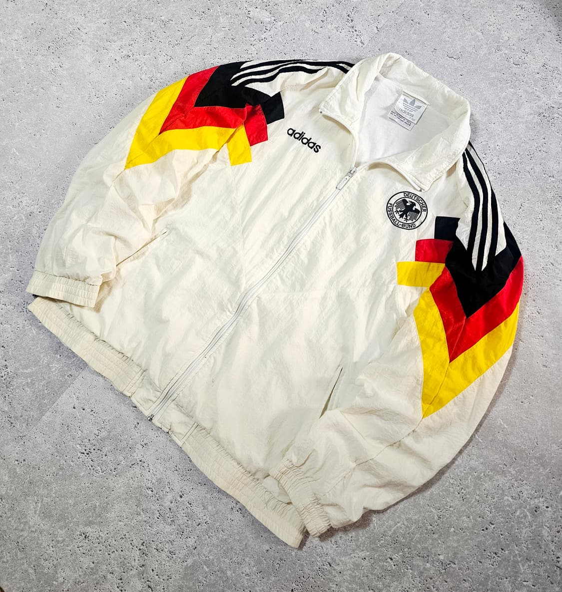 대장🇩🇪아디다스 독일 국대 90-92 트레이닝 바람막이 자켓 상품이미지3