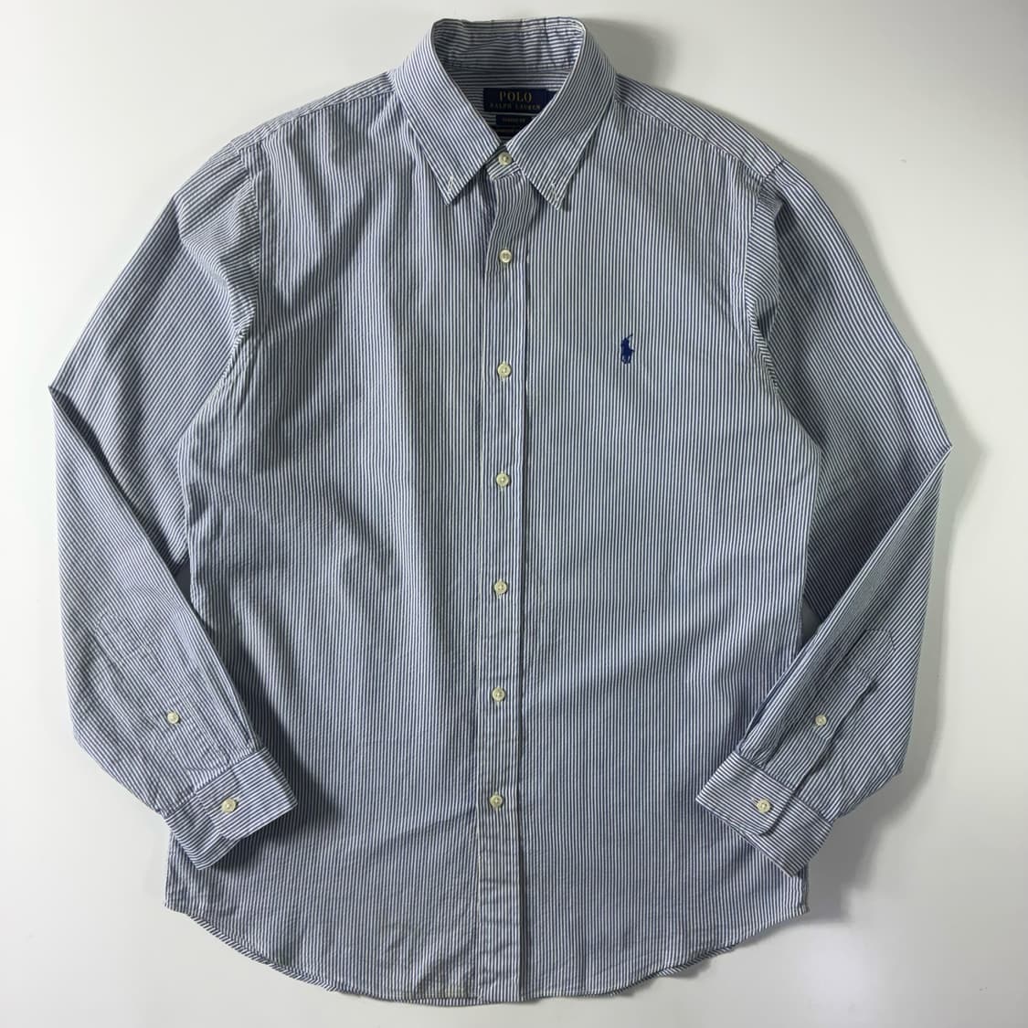 Polo  폴로 랄프로렌 신형 자수 코튼 스트라이프 셔츠  상품이미지1