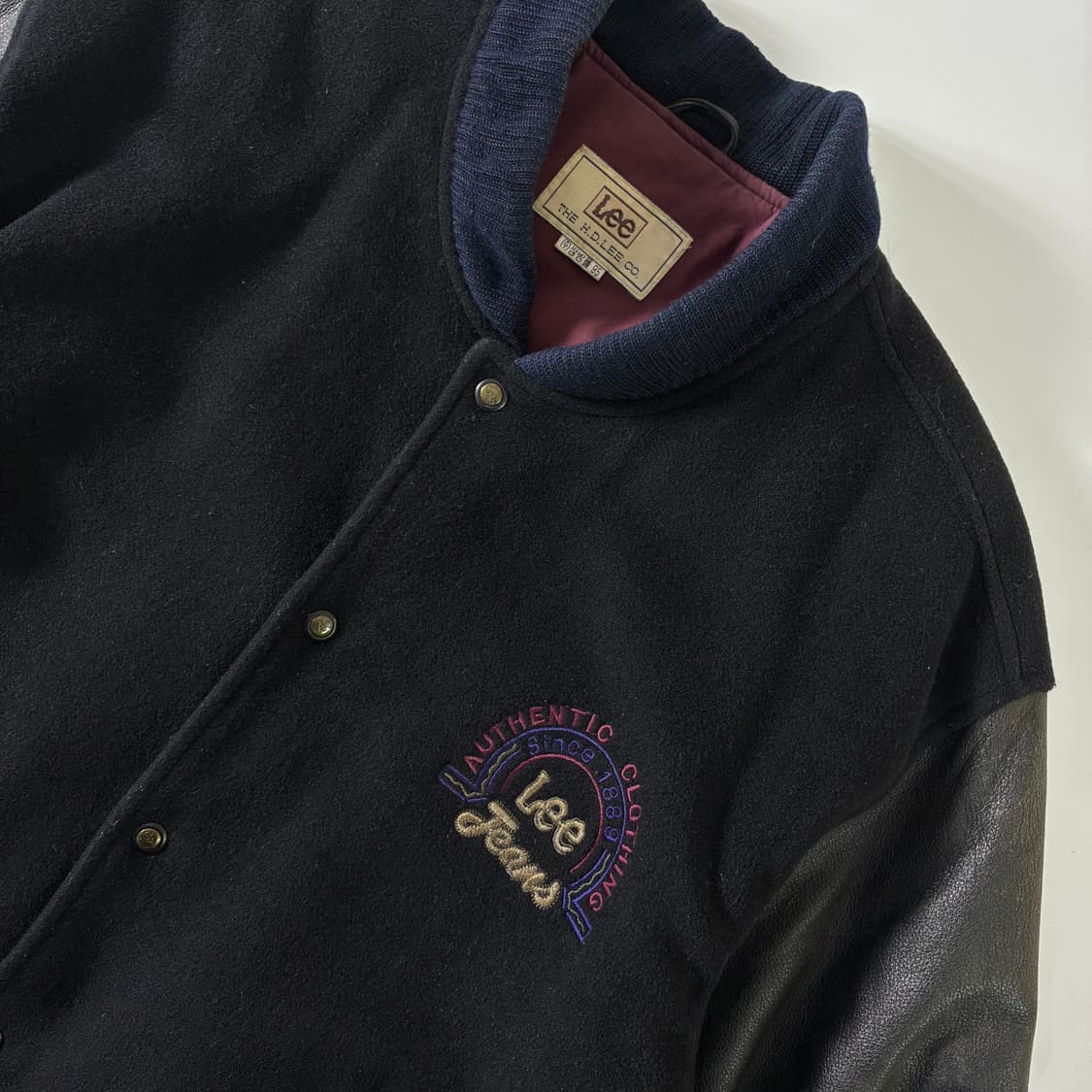 Lee 리 90‘s 카우스킨 바시티 자켓 상품이미지4