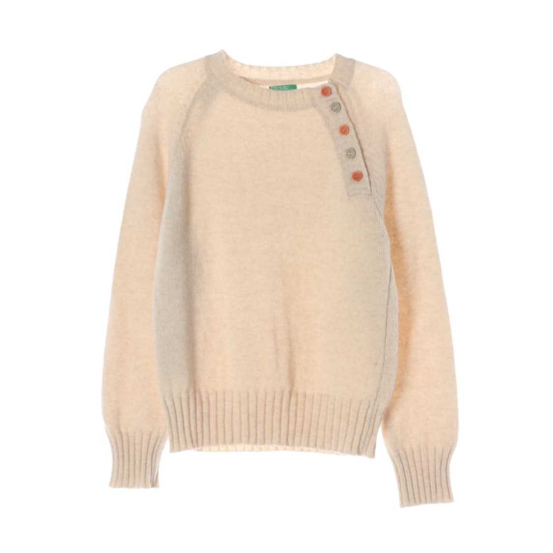 베네통 울 숄더 버튼 포인트 니트 상품이미지1