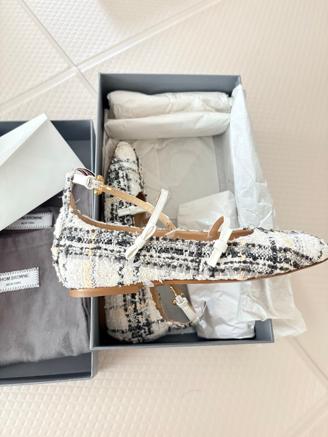 톰브라운 트위드 발레슈즈 상품이미지5