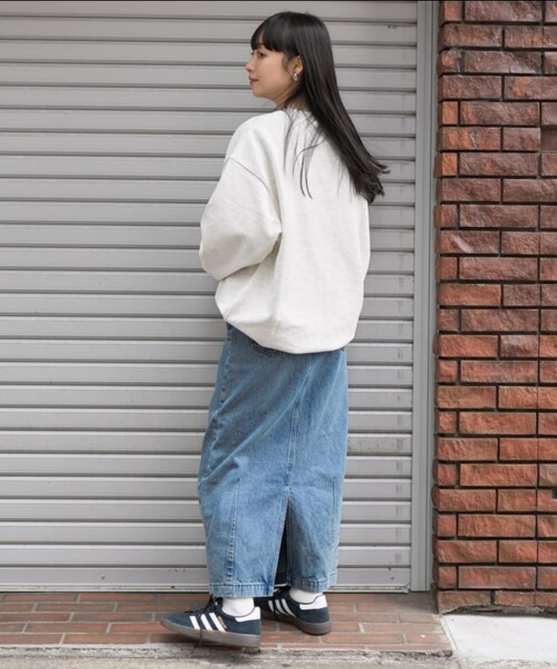 프릭스토어 카비데님 스커트 상품이미지7