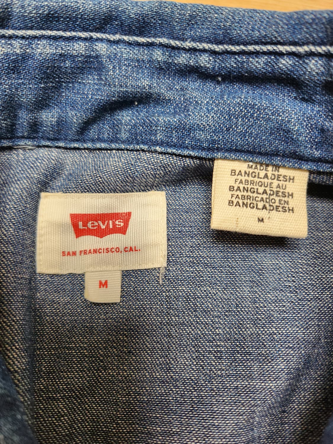 리바이스 웨스턴데님셔츠 (M 상품이미지7