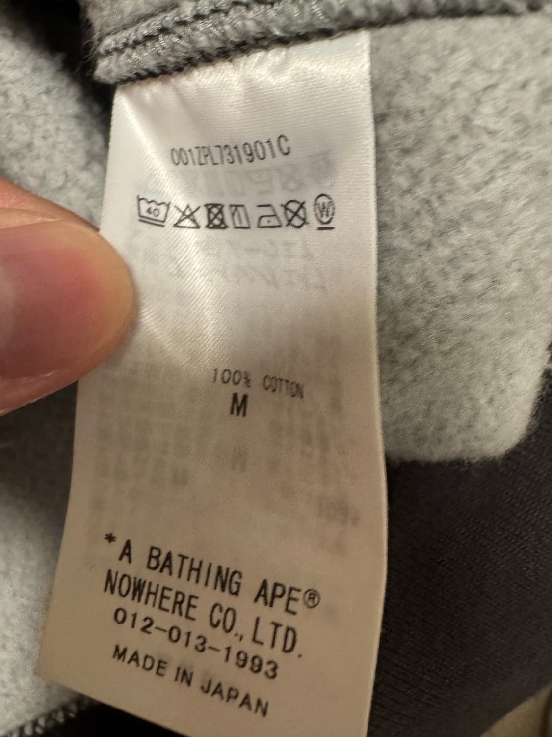 (M) 베이프 x  꼼데가르송 샤크 후드집업 상품이미지7