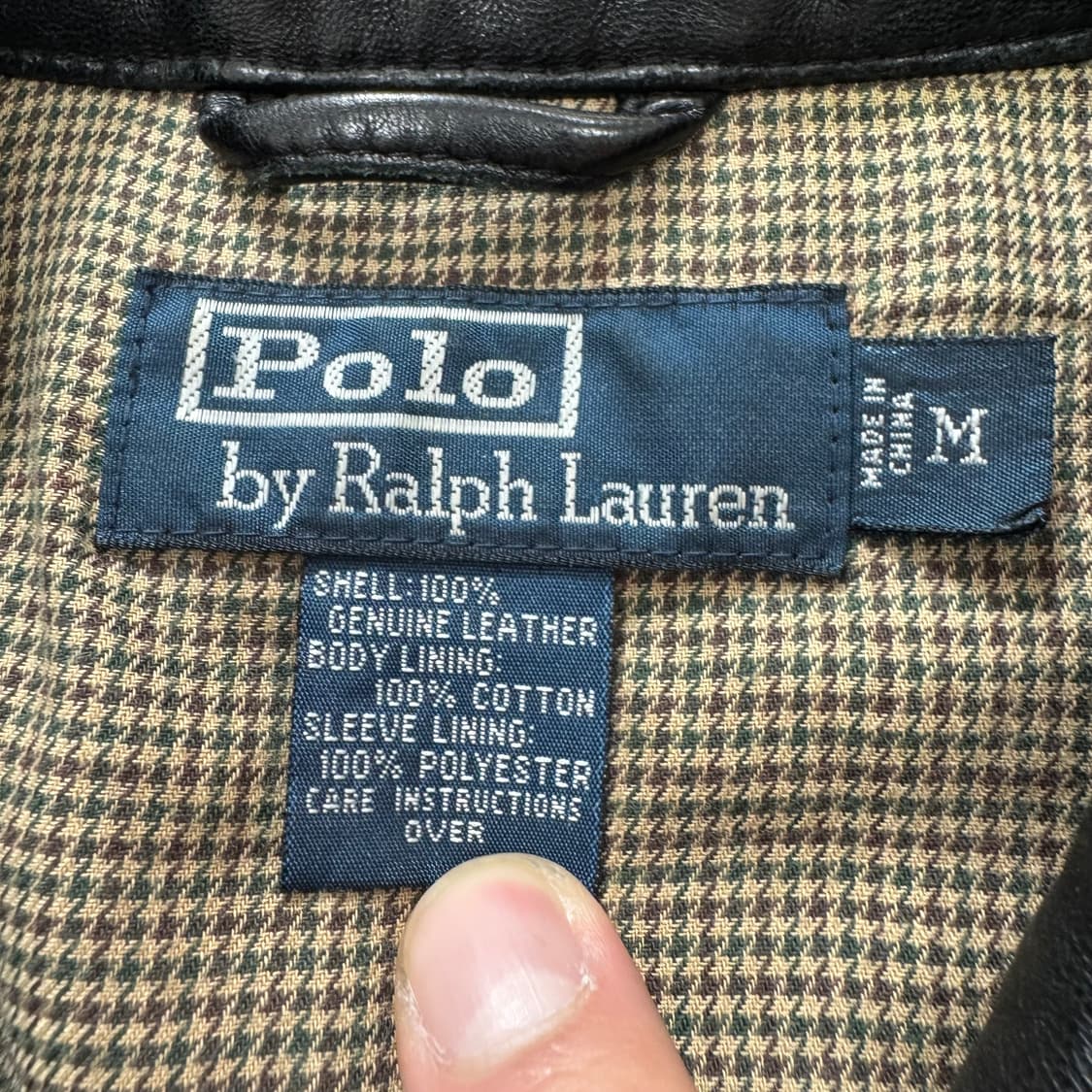 폴로 가죽 자켓  상품이미지5