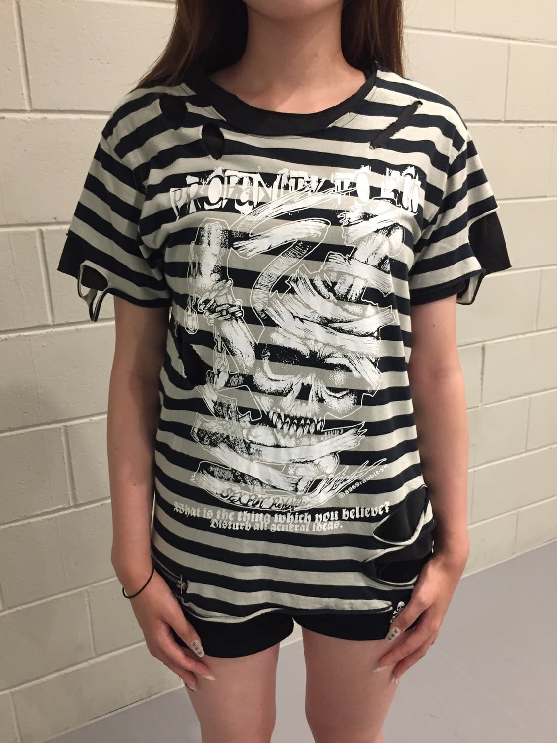 “sexpot revenge“punk grunge short sleeve 상품이미지7