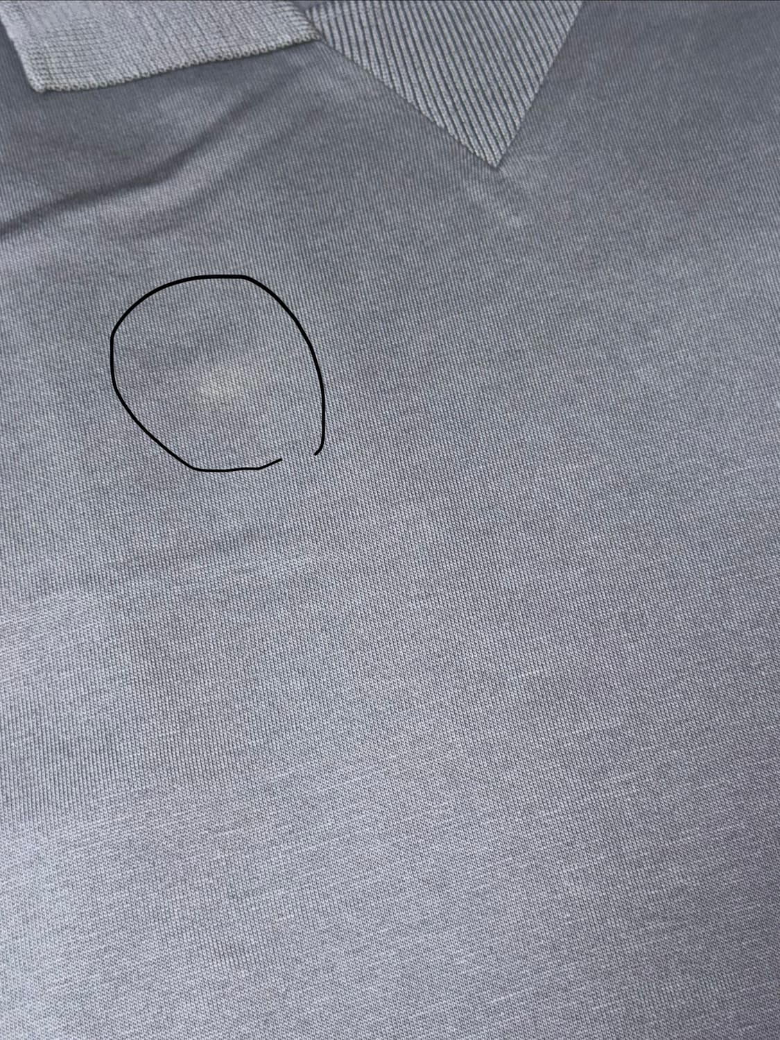 코스 카라 티셔츠 그레이 L 상품이미지5