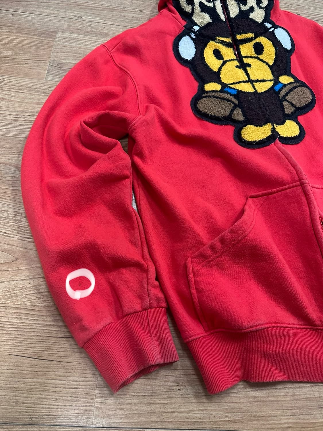 (XL)베이프 베이비마일로x슈퍼마리오 후드 집업 상품이미지4