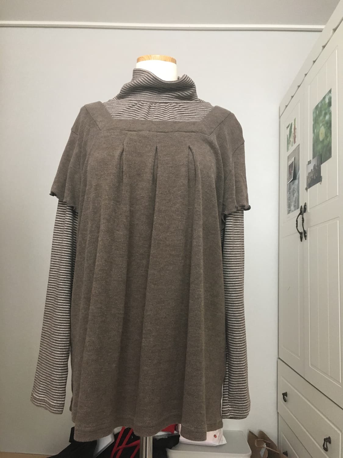 빈티지 하구미 레이어드 티셔츠 아오이유우  상품이미지3