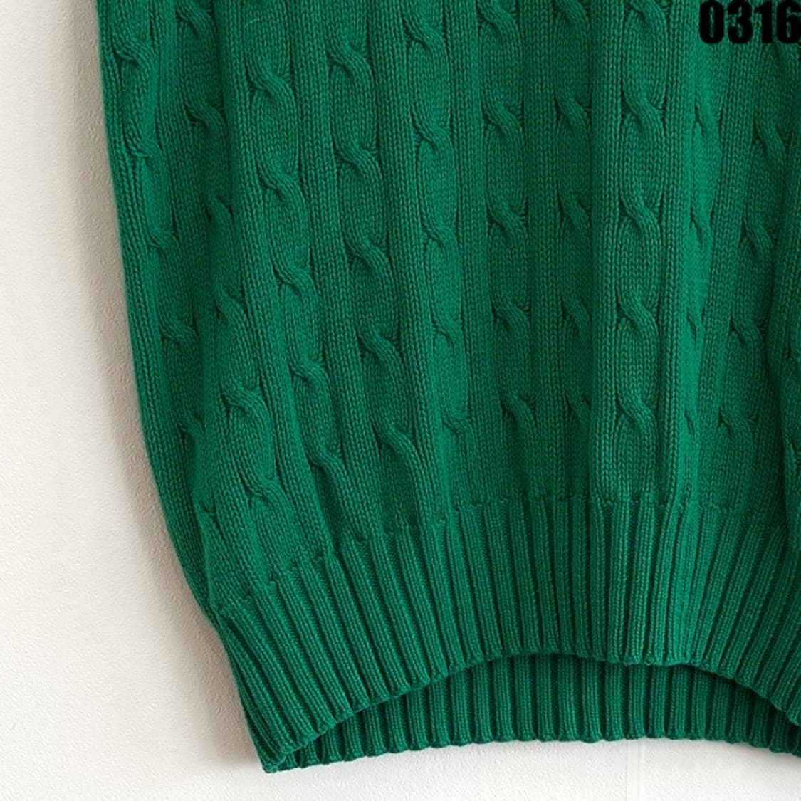 폴로 랄프로렌 클래식 케이블 니트 베스트 M 0316  상품이미지3