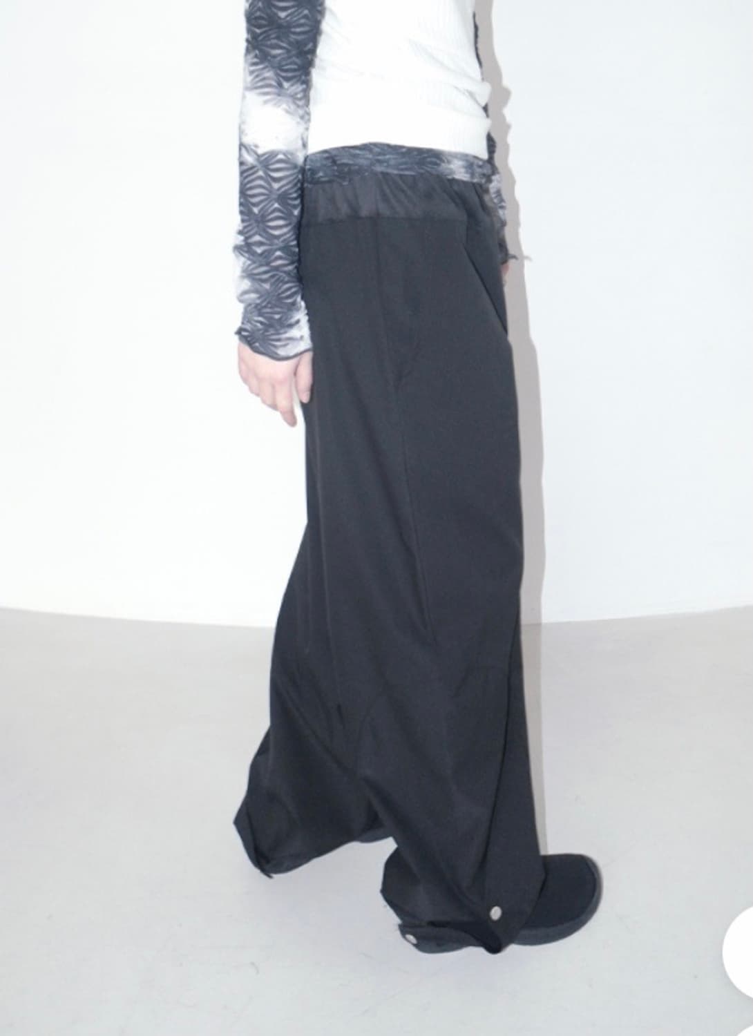 mix texture snap pants 믹스 텍스쳐 스냅 팬츠 상품이미지3