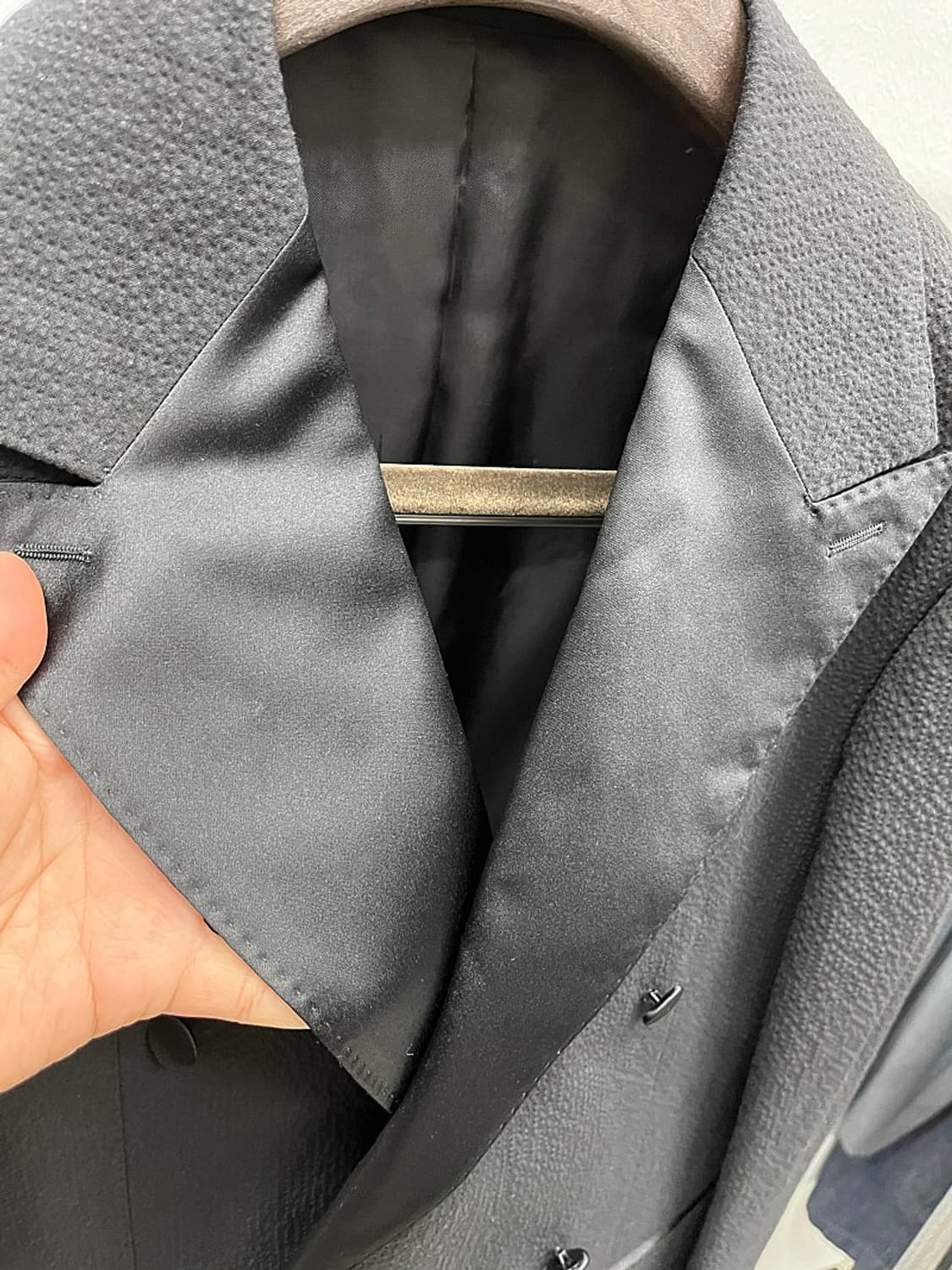 95-100) 수트서플라이 시어서커 더블자켓  상품이미지2