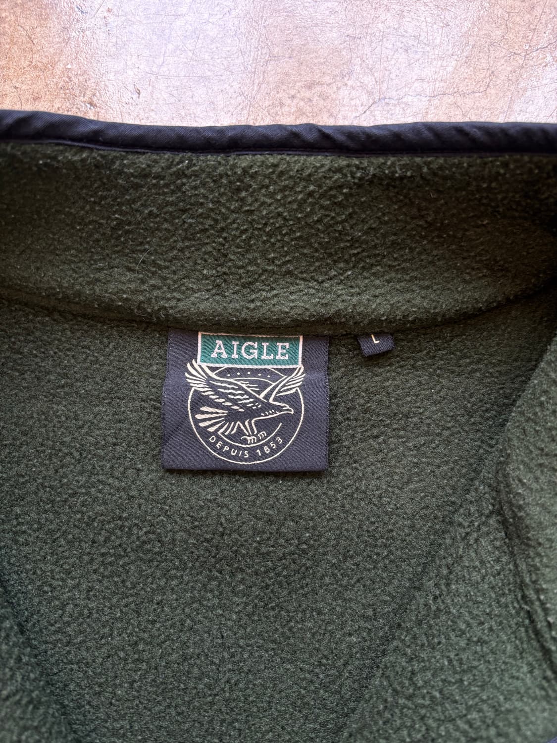 AIGLE 다크그린 폴라텍 플리스 집업 상품이미지4