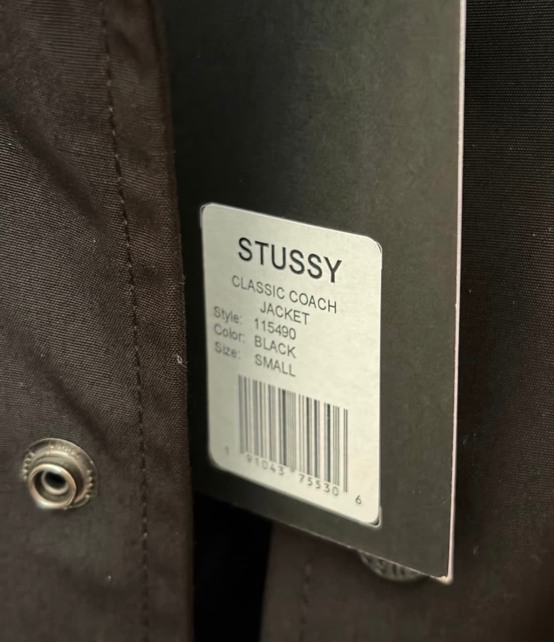 스투시 클래식 코치 자켓 S 상품이미지4