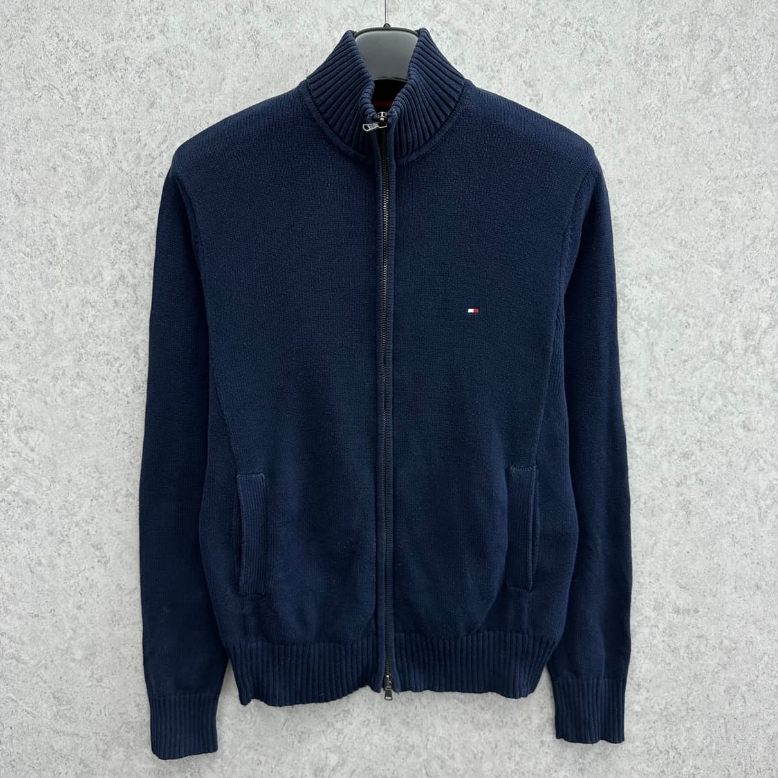 90 타미힐피거 남자 니트 집업 상품이미지1