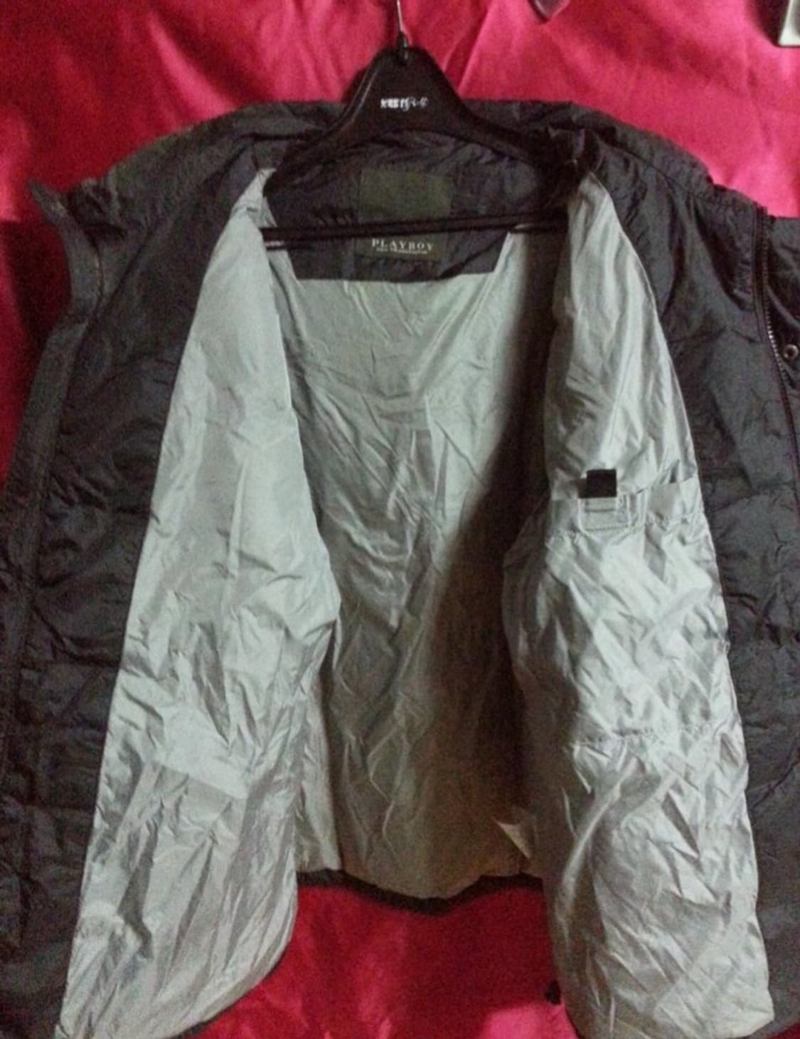 플레이보이 올드스쿨 덕다운 오리털 패딩 블랙 95 상품이미지3