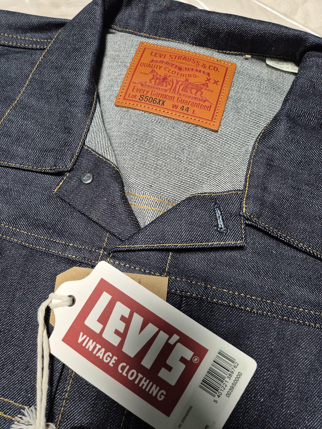 리바이스 LVC S506XX 대전판 XL(44)사이즈 상품이미지2