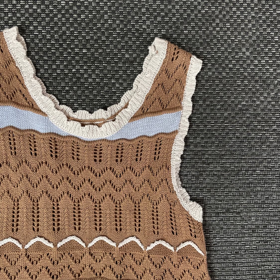 And search 브라운 베스트 조끼 상품이미지3