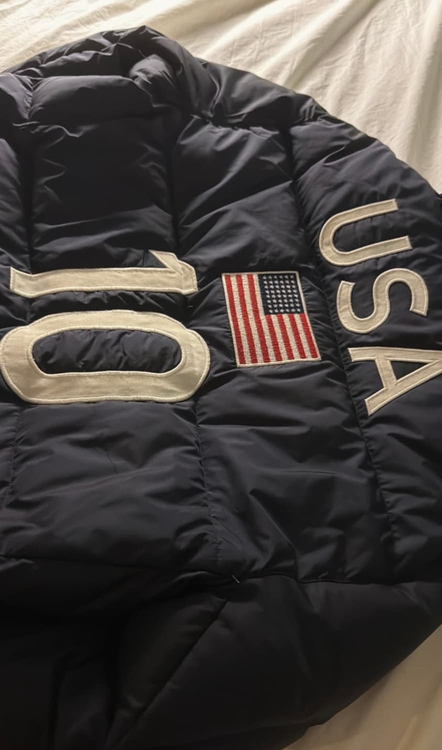 폴로 빅포니 성조기 패딩 M 상품이미지3