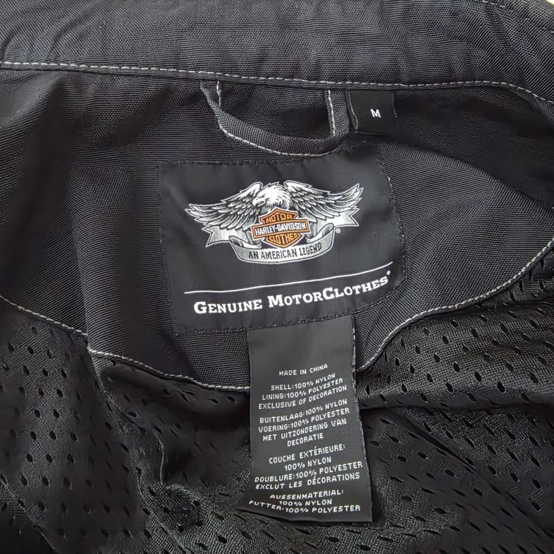 할리데이비슨 아카이브 패치 나일론 레이싱 자켓 M 상품이미지5