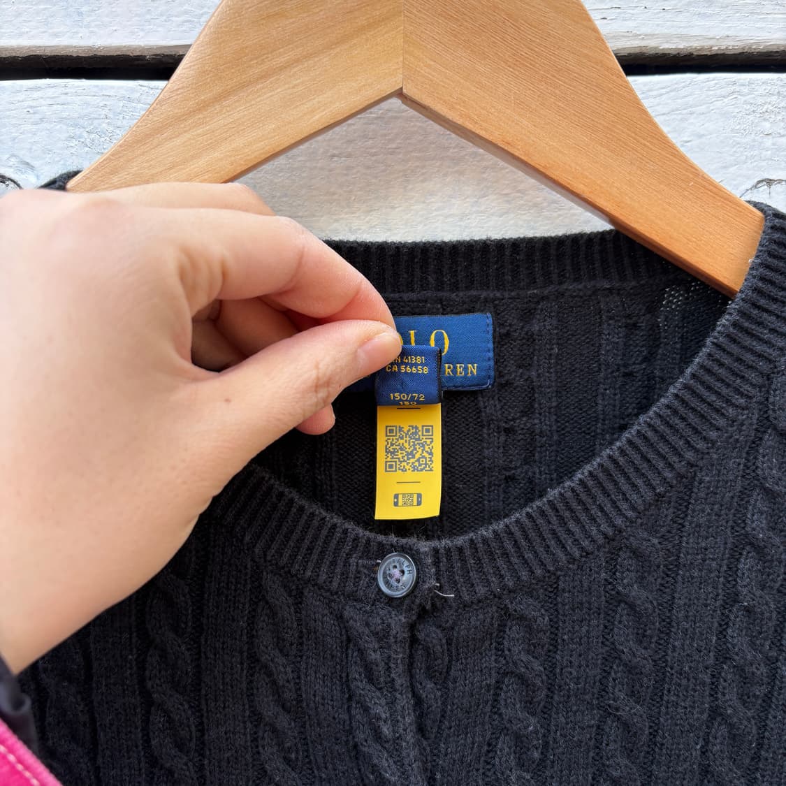 Polo 폴로 케이블 꽈배기 니트 가디건 상품이미지4