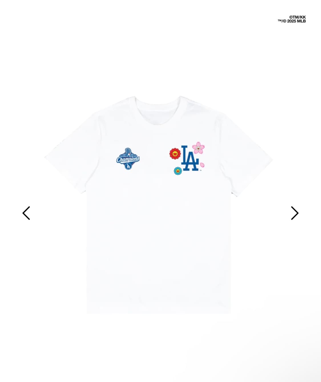 [L] LA 다저스 x 무라카미 Fanatics 2025 월시 우승 반팔 상품이미지1