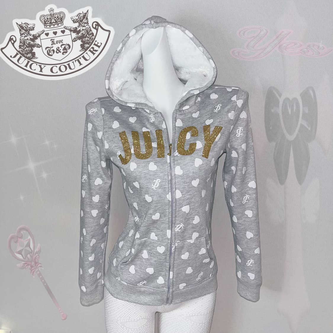 Juicy Couture 희귀매물 하트도트 베이비 갸루 대장템 상품이미지1