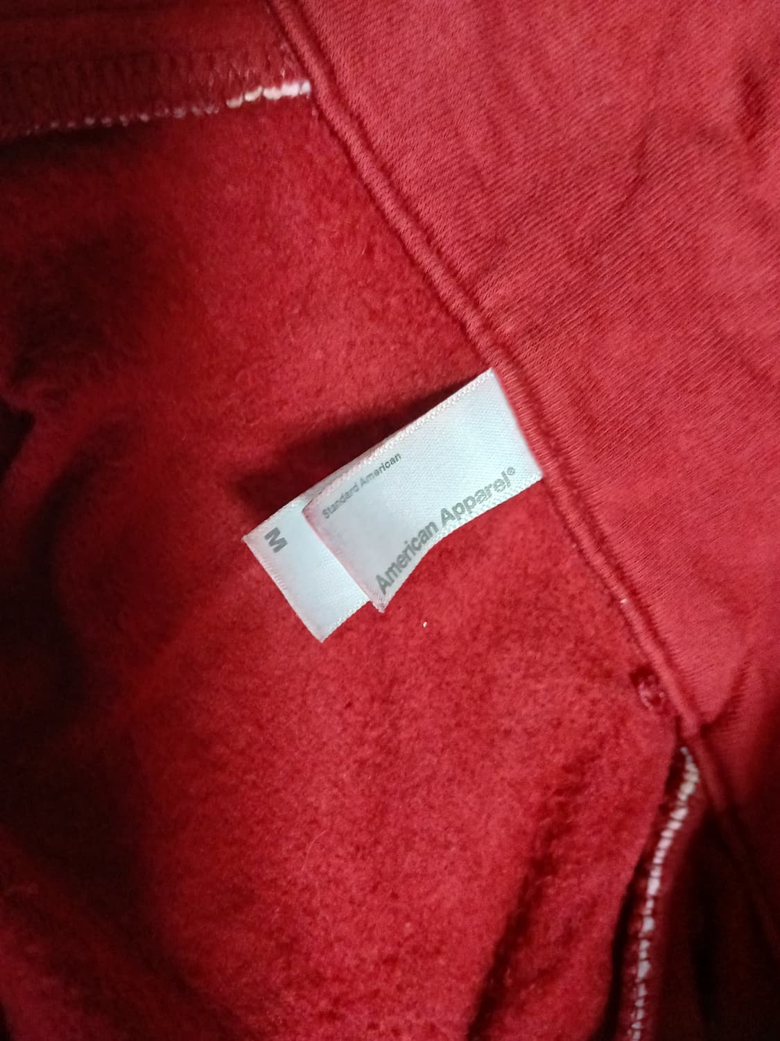 아메리칸어페럴l 짚업 자켓 (버건디/M) 상품이미지4