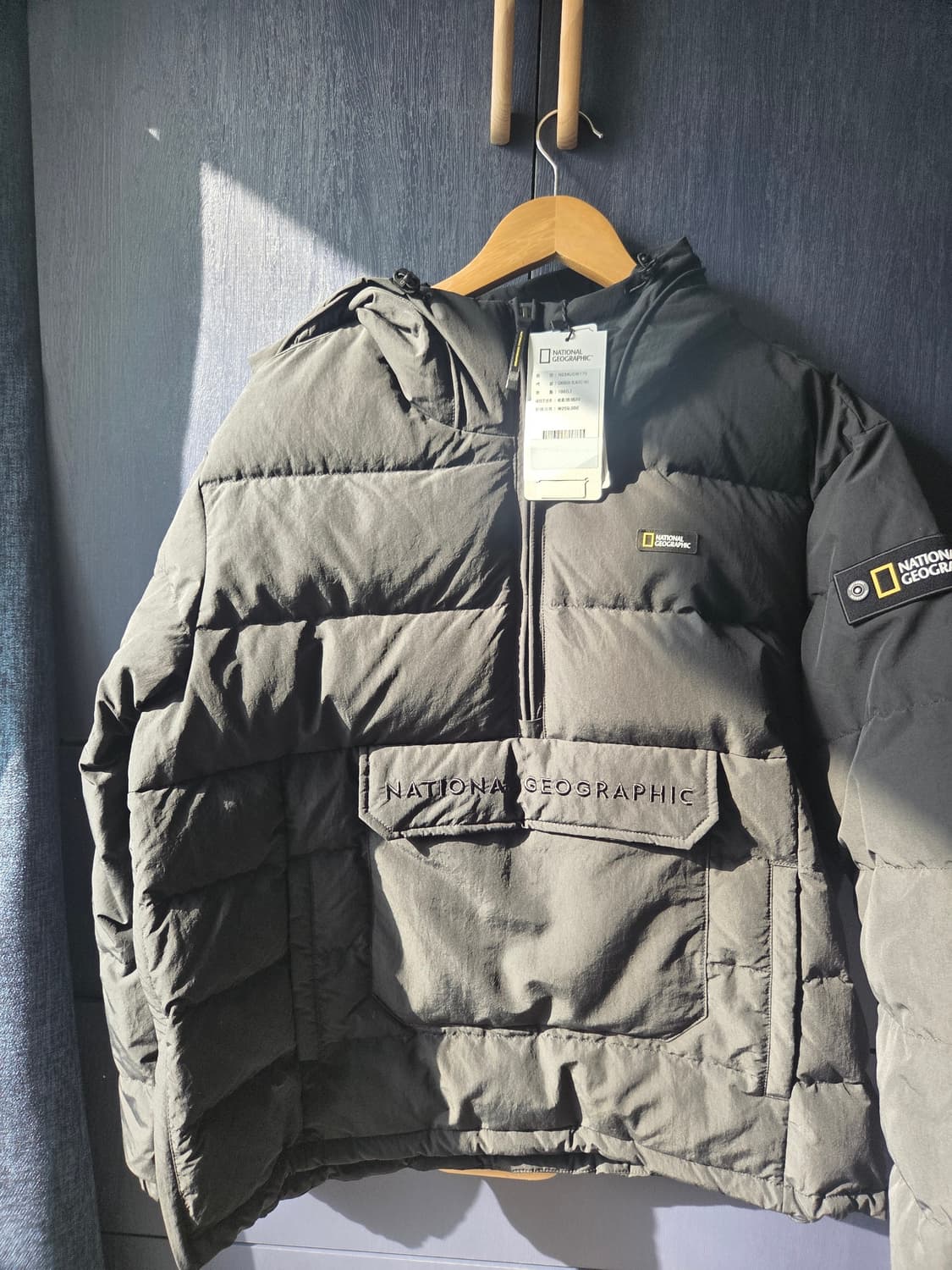 네셔널지오그래픽 경량 구스다운 패딩 아노락 L 상품이미지2