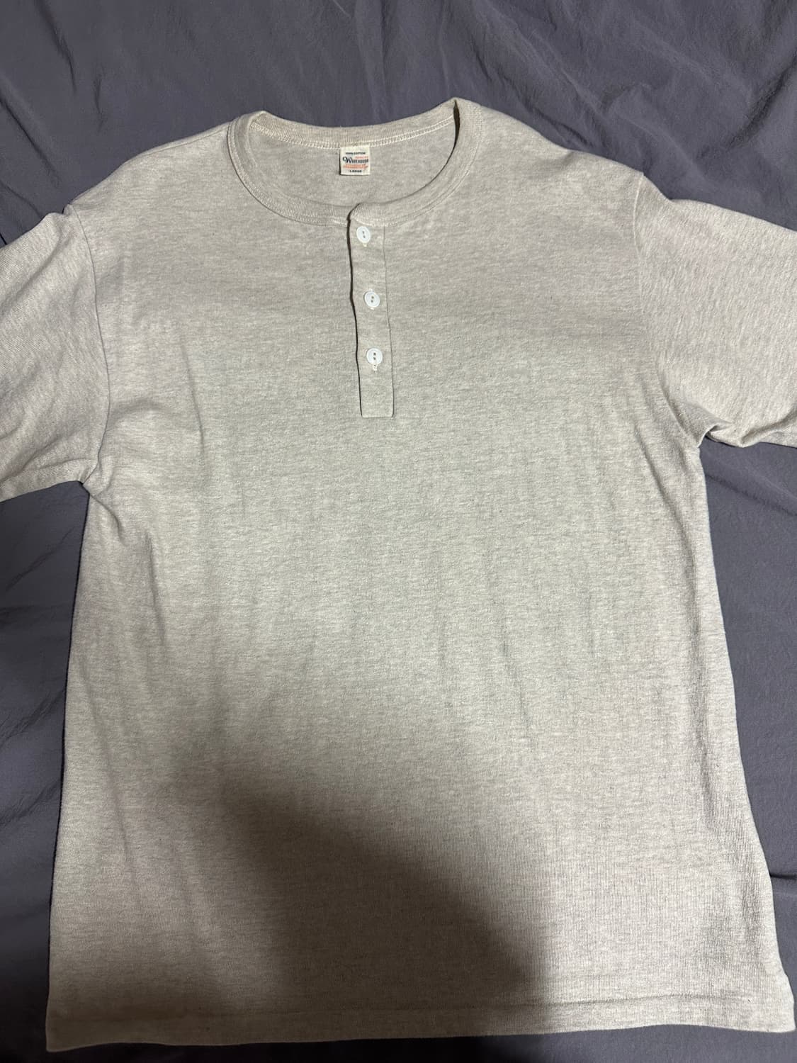 [L] 웨어하우스 4601 헨리넥 오트밀 상품이미지1