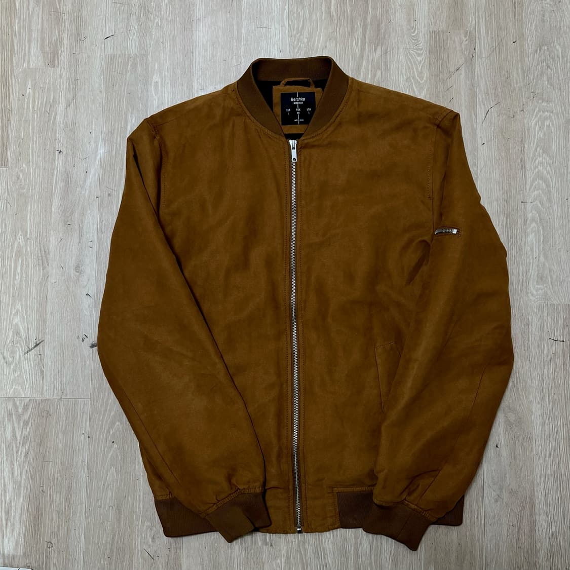 버쉬카 남성 미니멀 스웨이드 자켓 L/100  상품이미지1