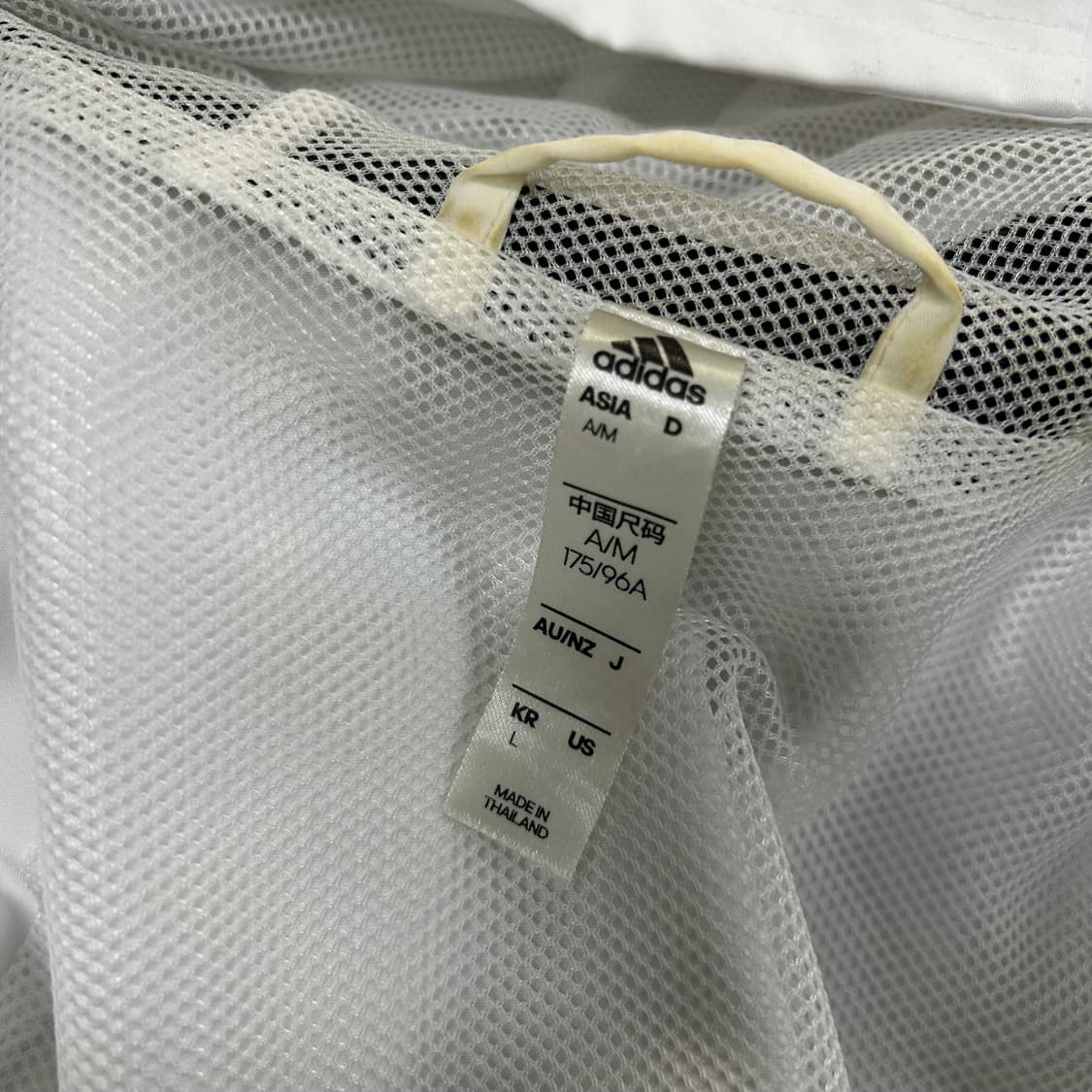 아디다스 화이트 바람막이[1500] 상품이미지5