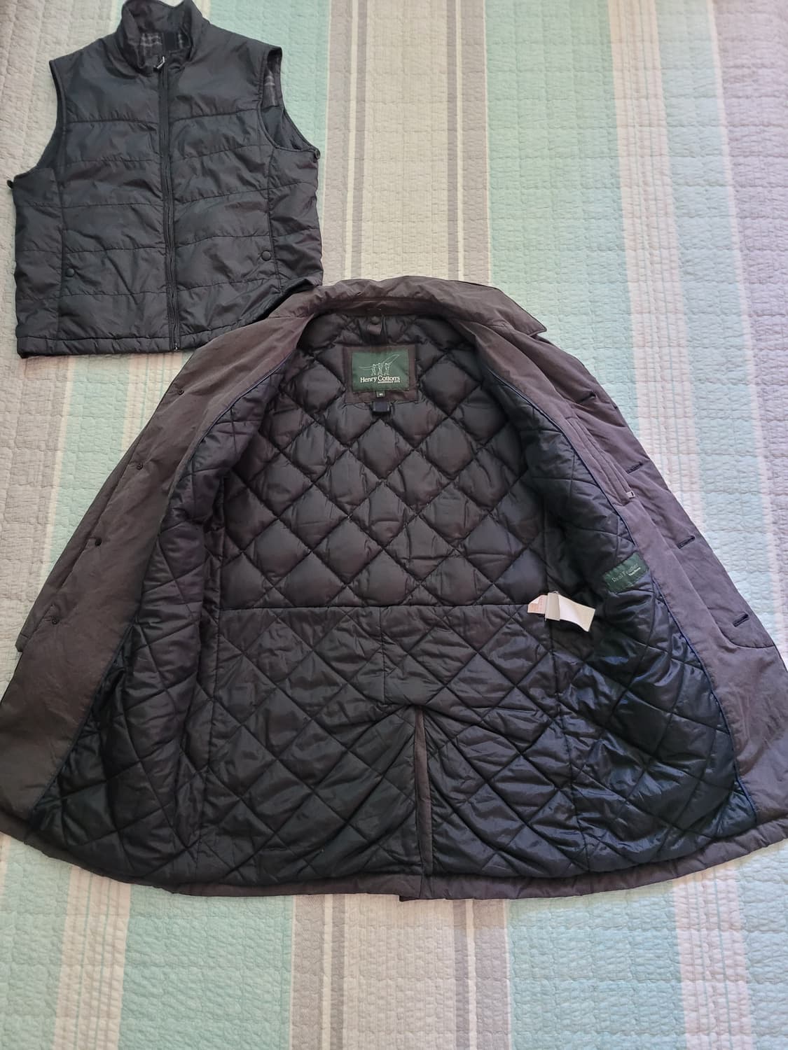 헨리코튼 Henrycotton. 구스다운 파일럿코트. 95사이즈 상품이미지6