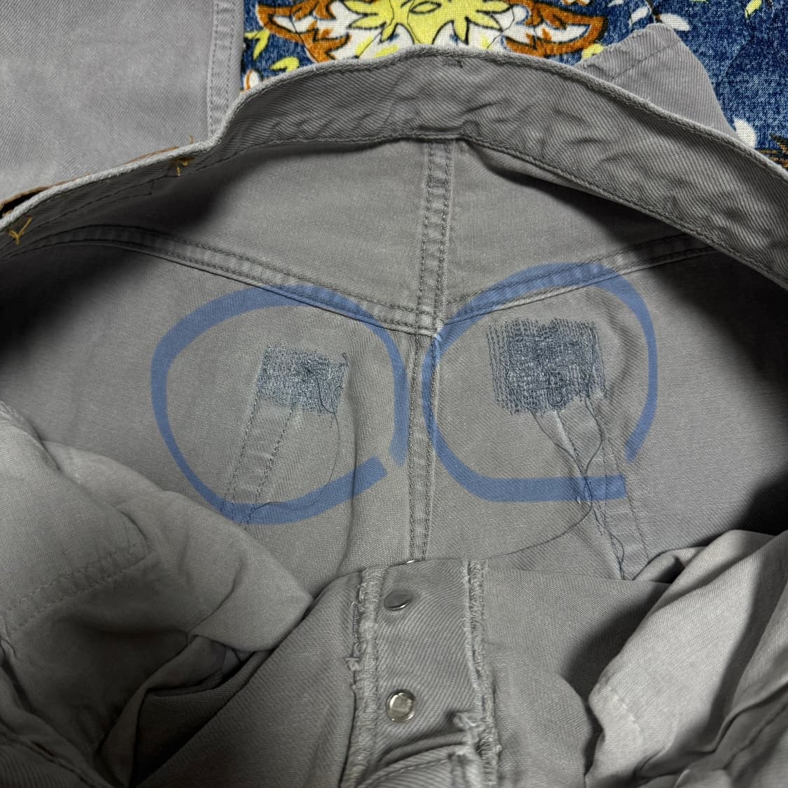 빈티지 90s USA 리바이스 501 그레이 데님 팬츠 상품이미지6