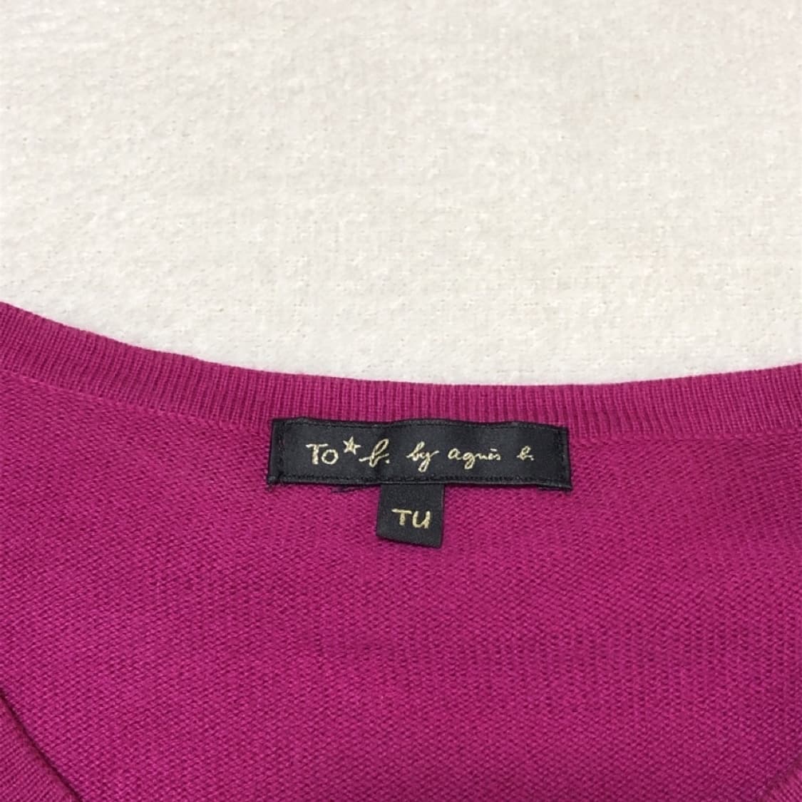 Agnes b. 코튼 캐시미어 가디건 상품이미지3