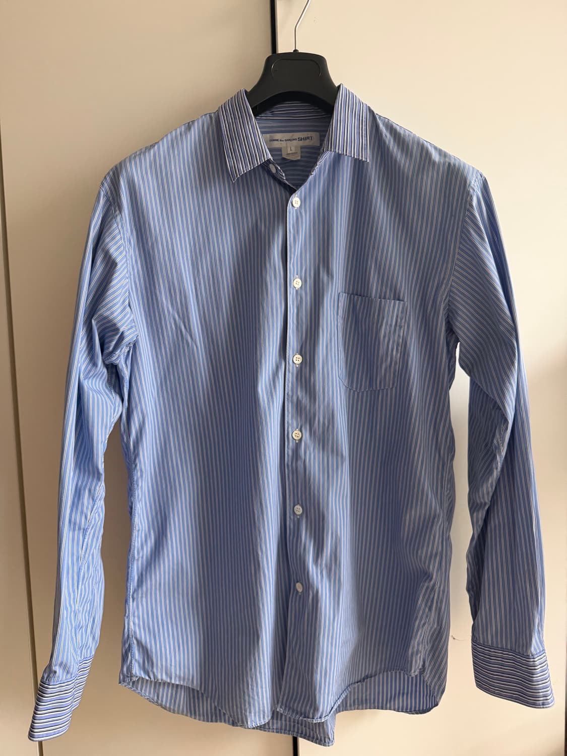 꼼데가르송 셔츠 투톤 배색 셔츠 상품이미지1