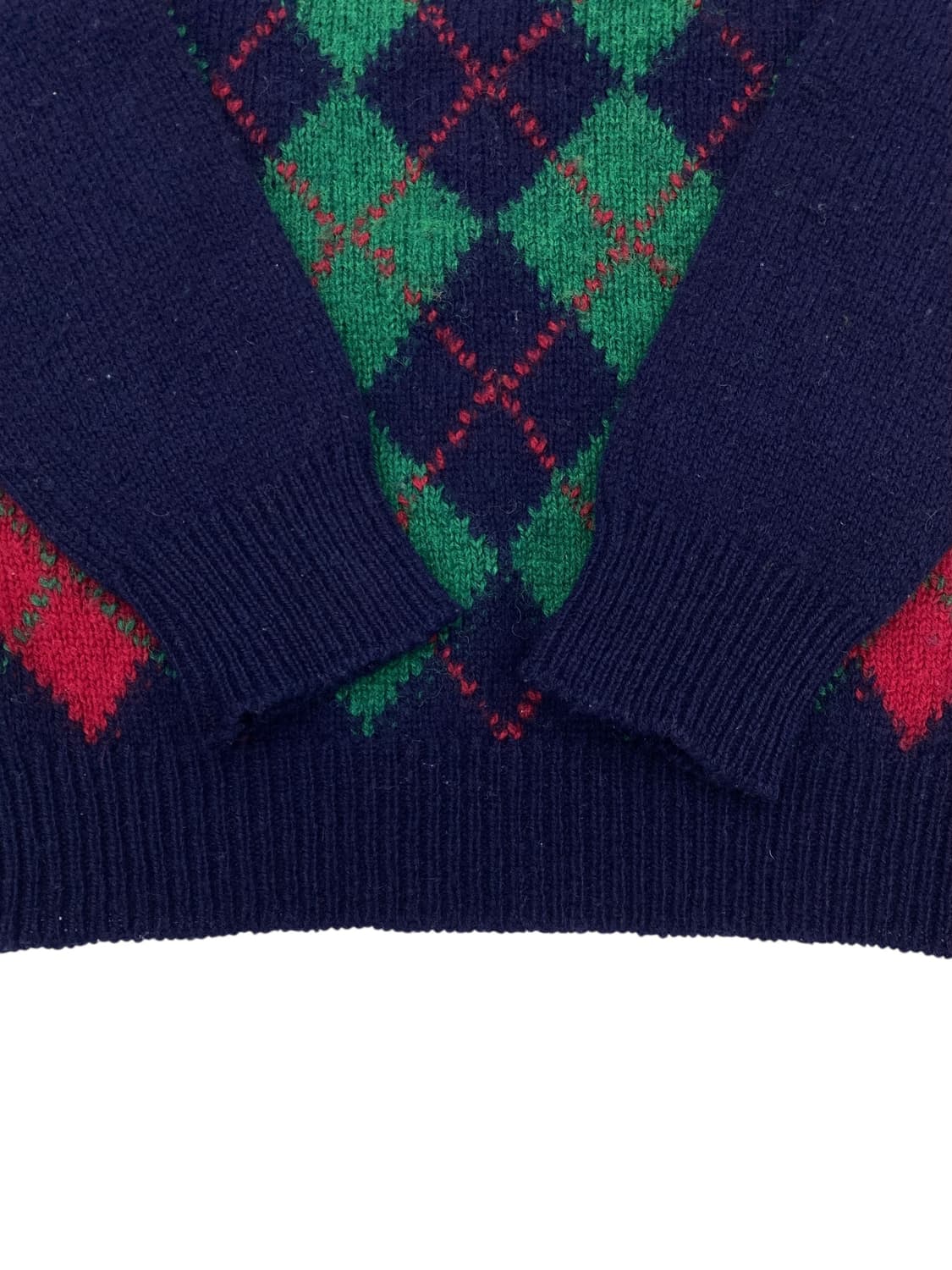 80‘s 브룩스 브라더스 셔틀랜드 울 아가일 스웨터 상품이미지7