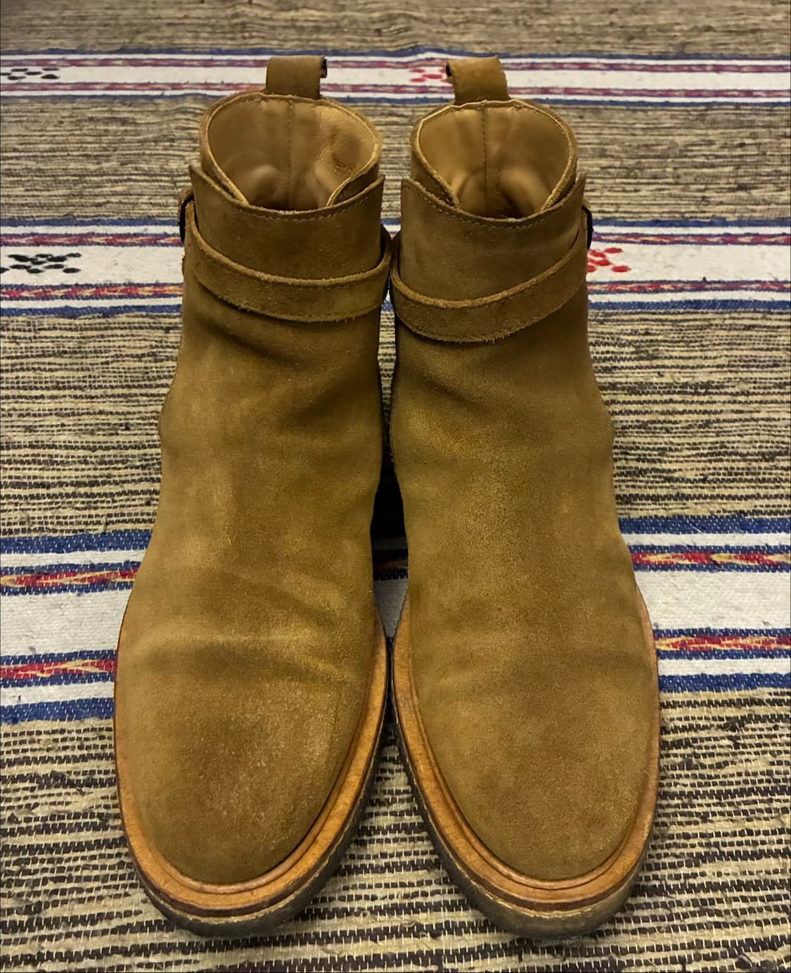 (41/260)AMI 아미 조드퍼 더비 스트랩 스웨이드 부츠 상품이미지2