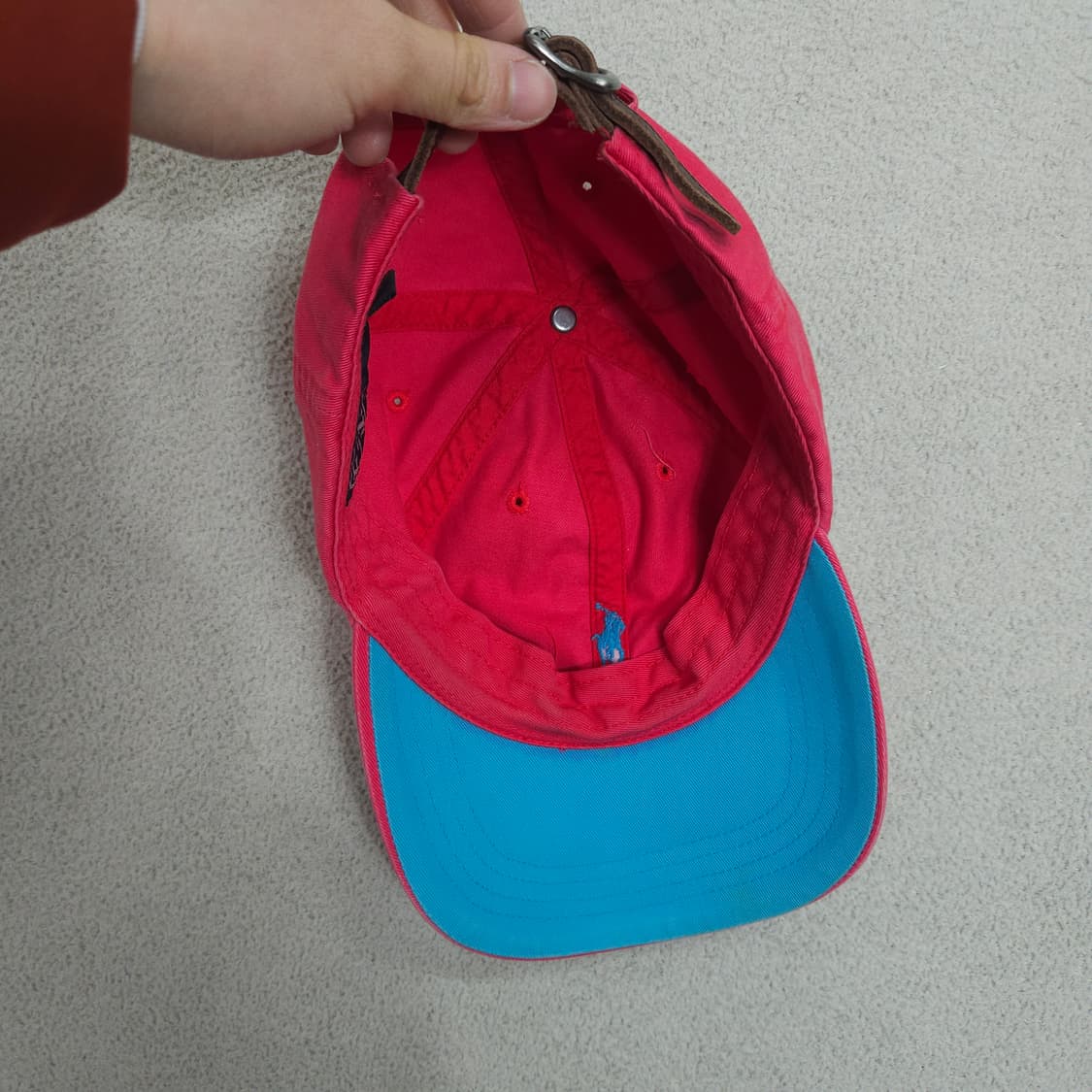 폴로 랄프 로렌 레더 스트랩 볼캡 상품이미지5