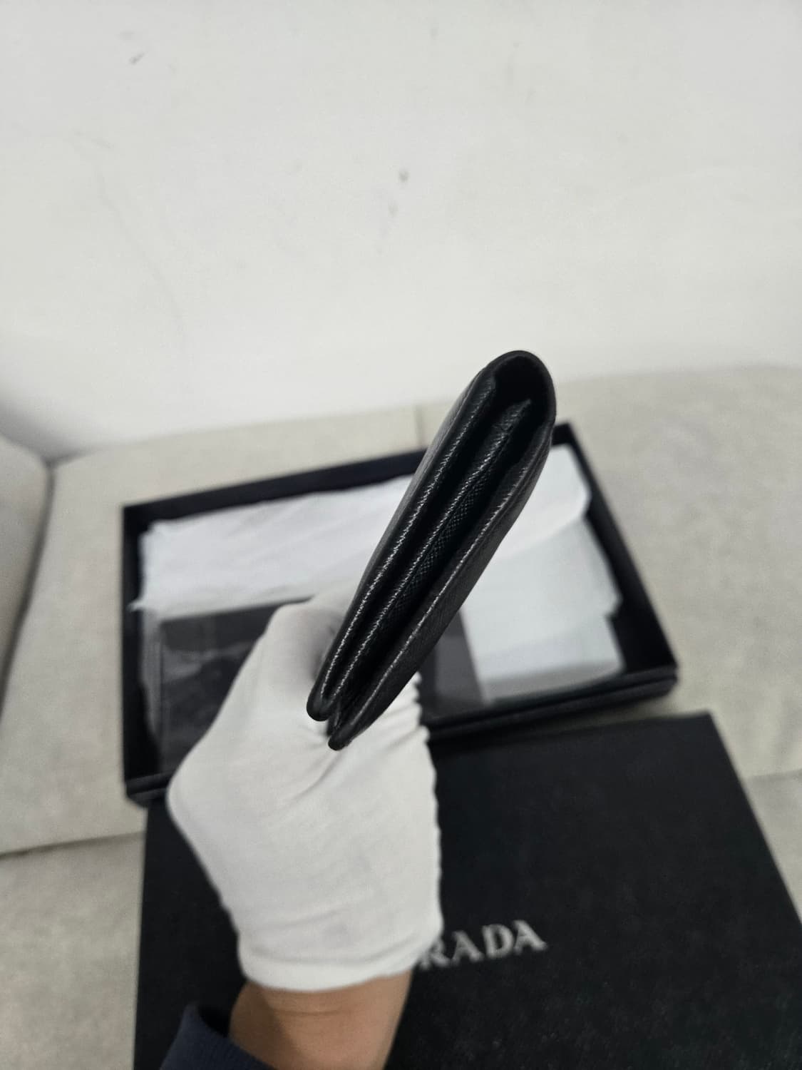 [보증서 정품]프라다 사피아노 장지갑 상품이미지2