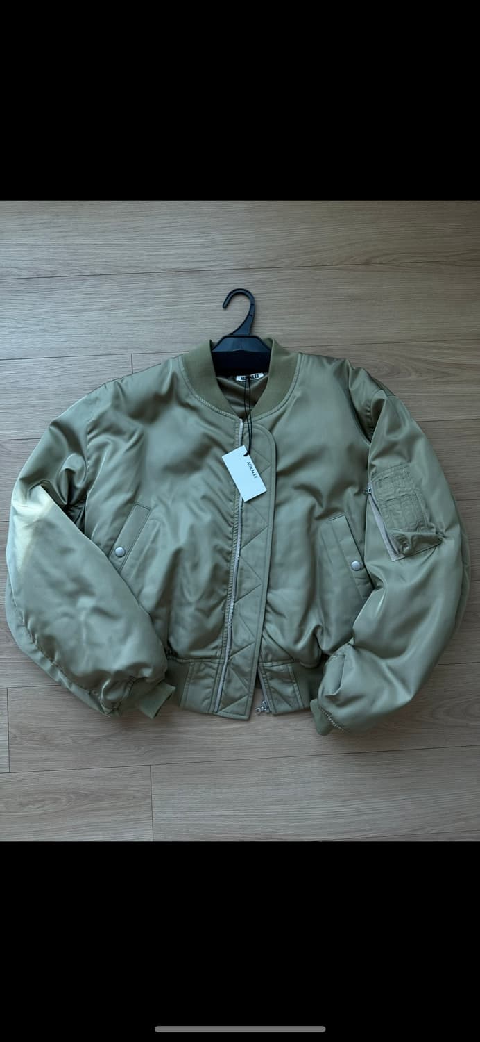 25SS 오라리 실크 블루종 ma-1 상품이미지1