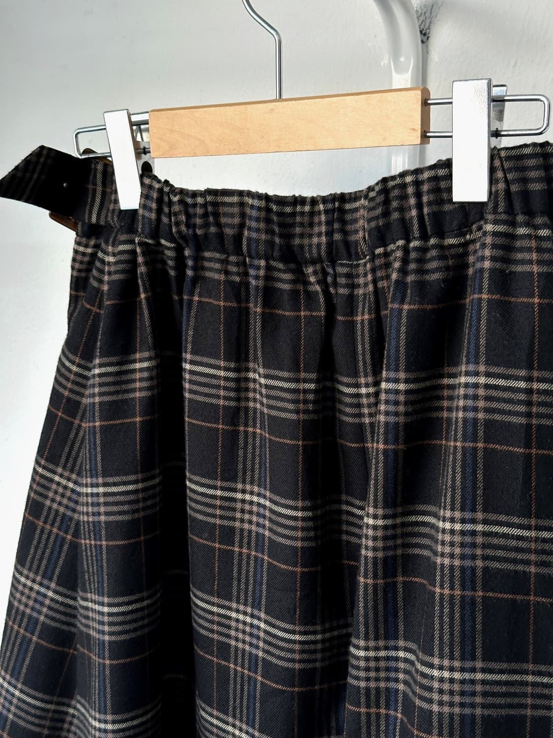 Felted fabric fake panel loose skirt 상품이미지10