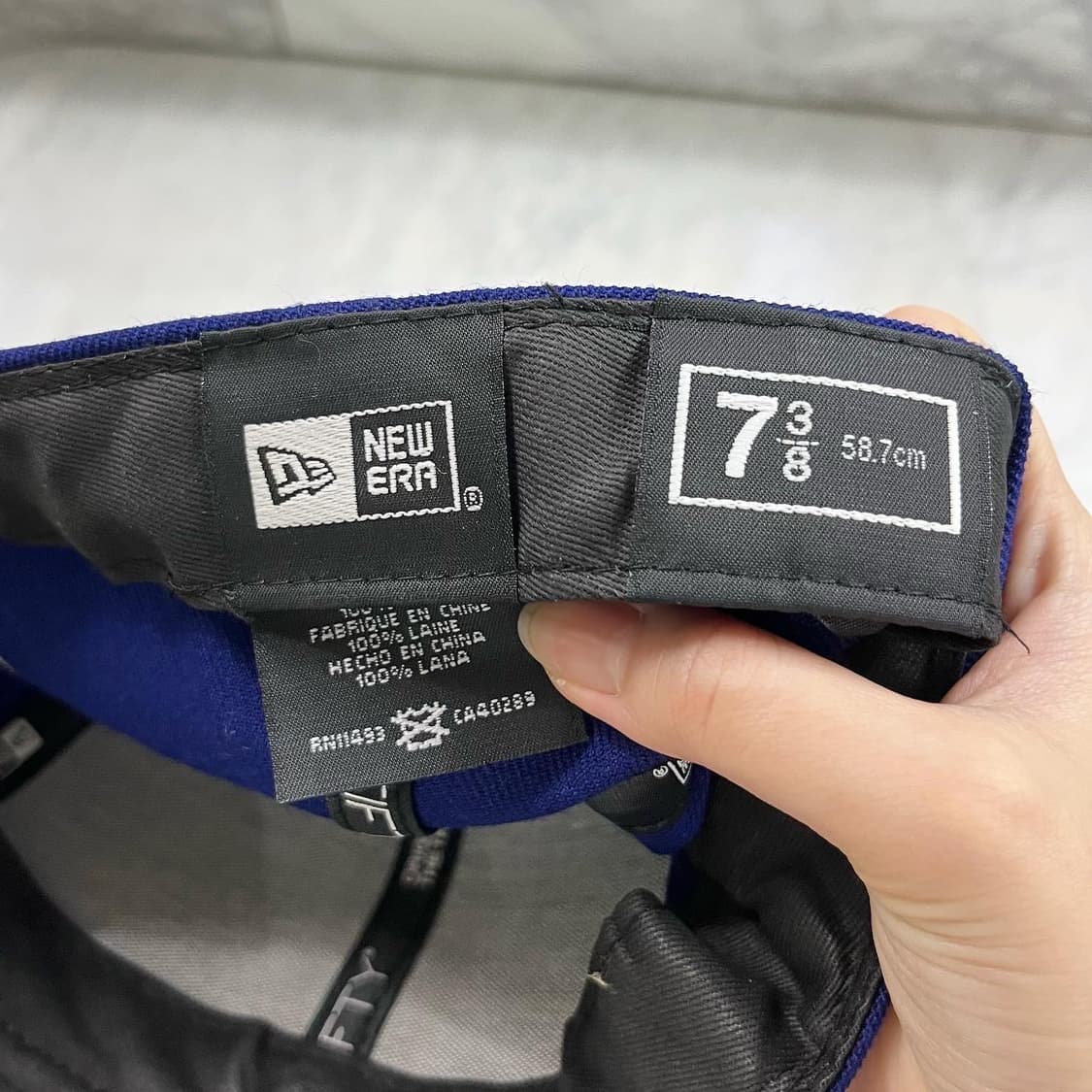 칼하트x뉴에라 블루 스냅백 상품이미지7