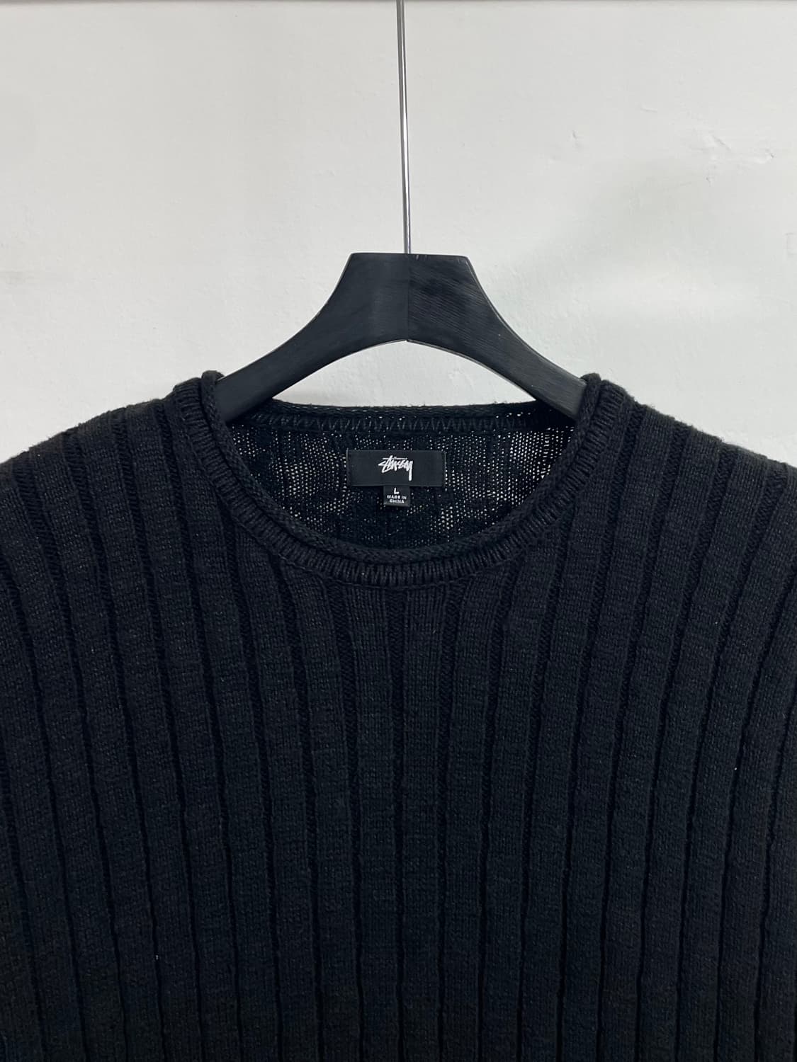 스투시 코튼 슬럽 립 크루넥 니트 (on.247) 상품이미지2