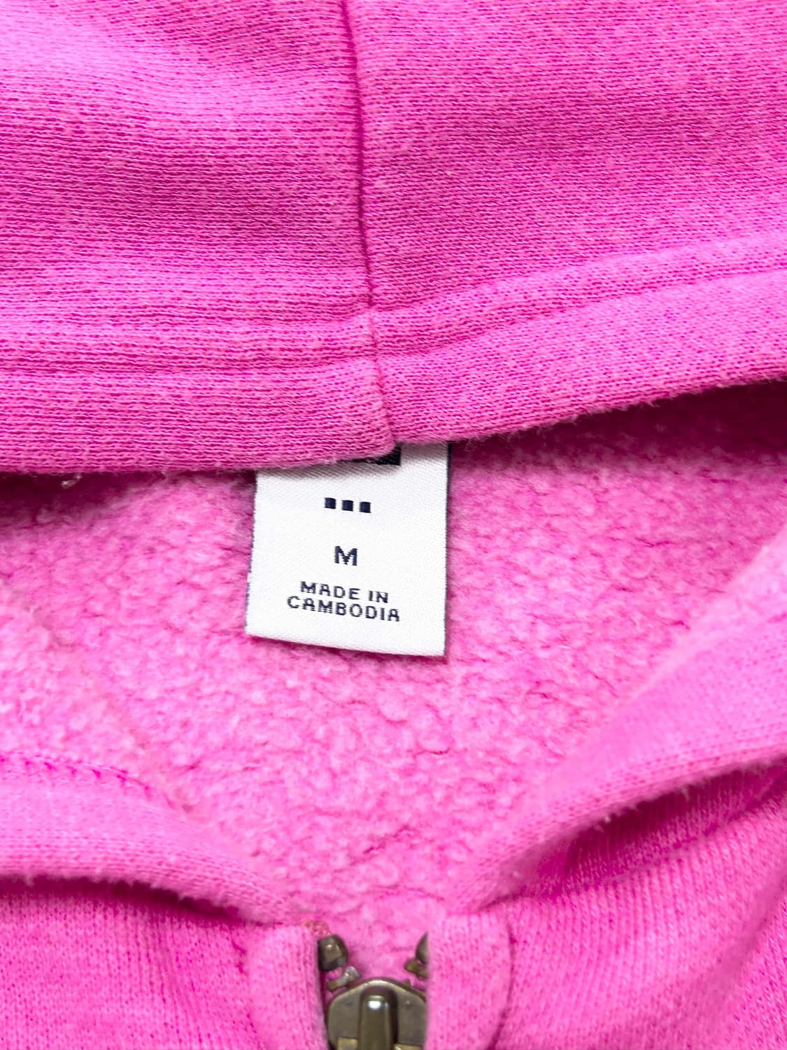 갭 큐빅로고 핑크 후드집업 상품이미지8