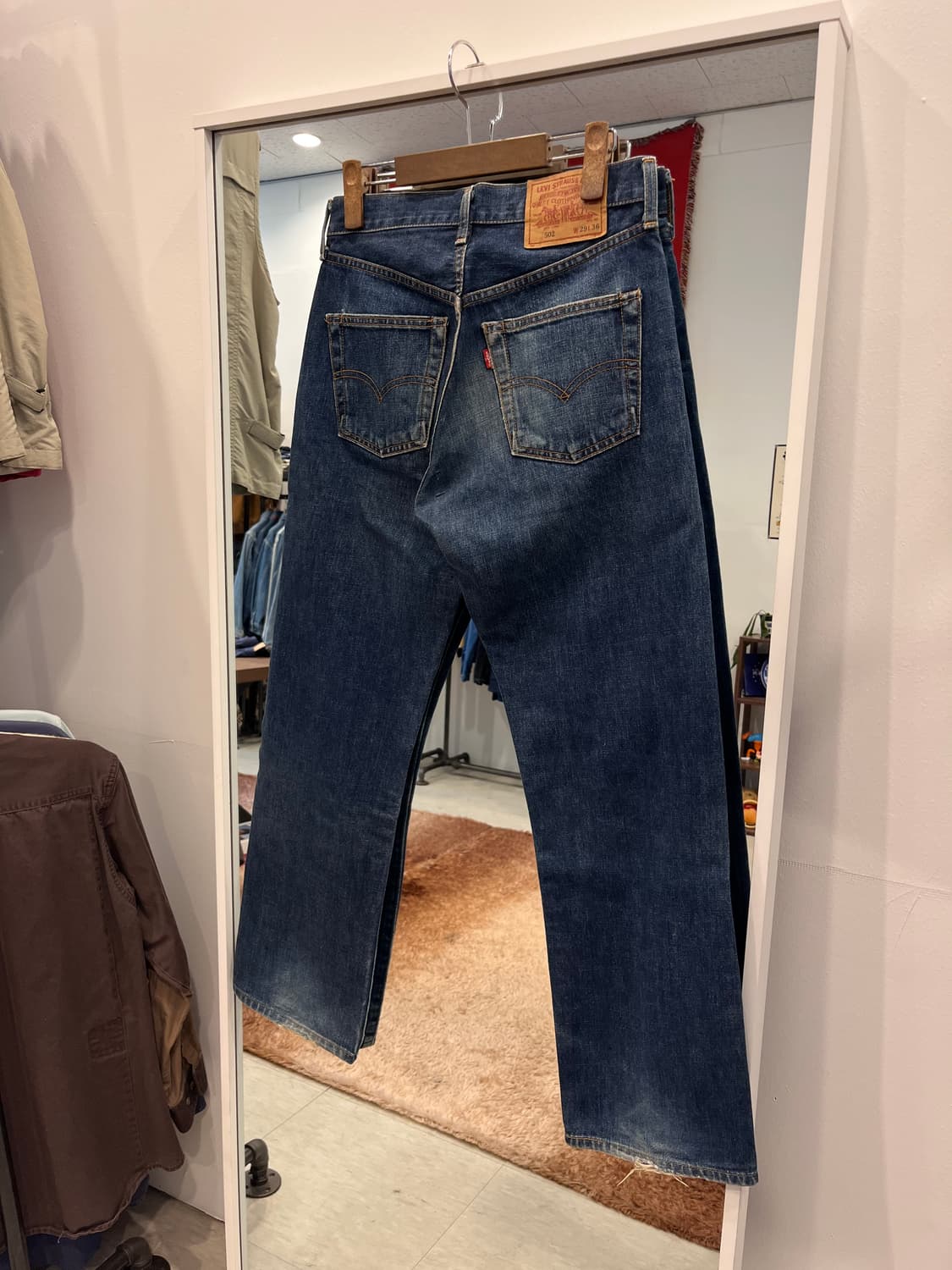 90s Levis 리바이스 502xx 셀비지 데님 팬츠 (Japan) 상품이미지4