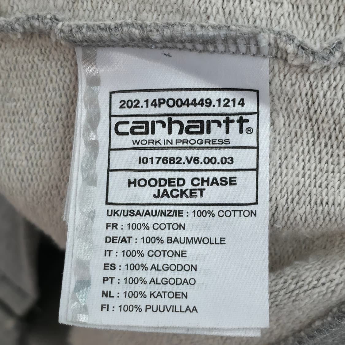 [XL] 칼하트 wip 그레이 후드집업 상품이미지7
