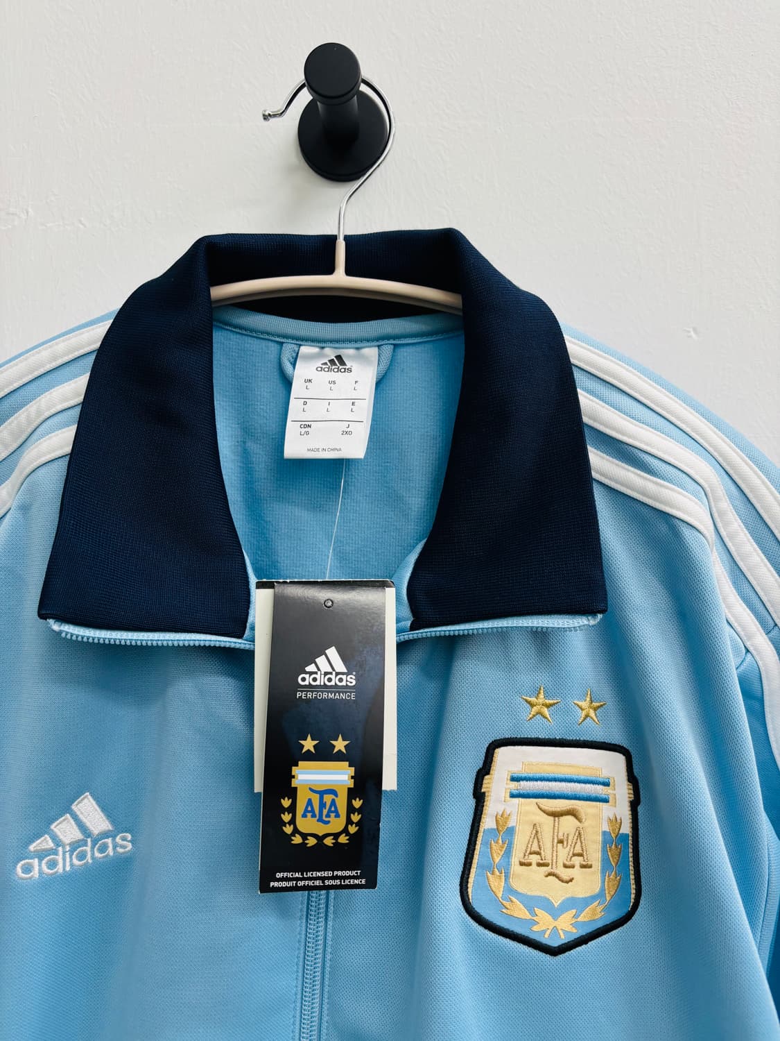 (새 상품) 아디다스 아르헨티나 국가대표 트레이닝 집업 상품이미지2